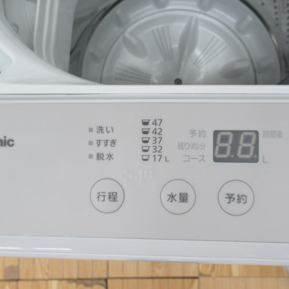 【美品】2021年式 NA-F50B14 Panasonic全自動洗濯機