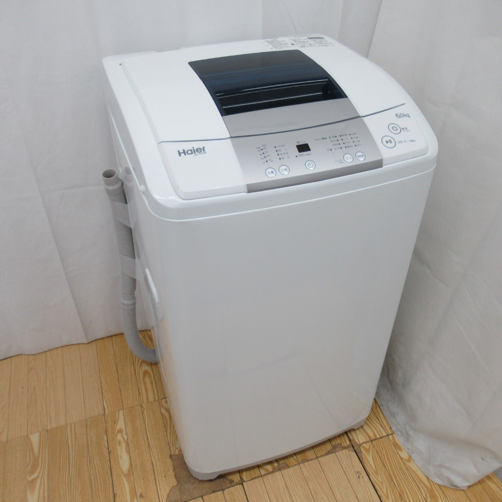 ②✨2017年製✨1558番 ハイアール✨全自動電気洗濯機✨JW-K60M‼️