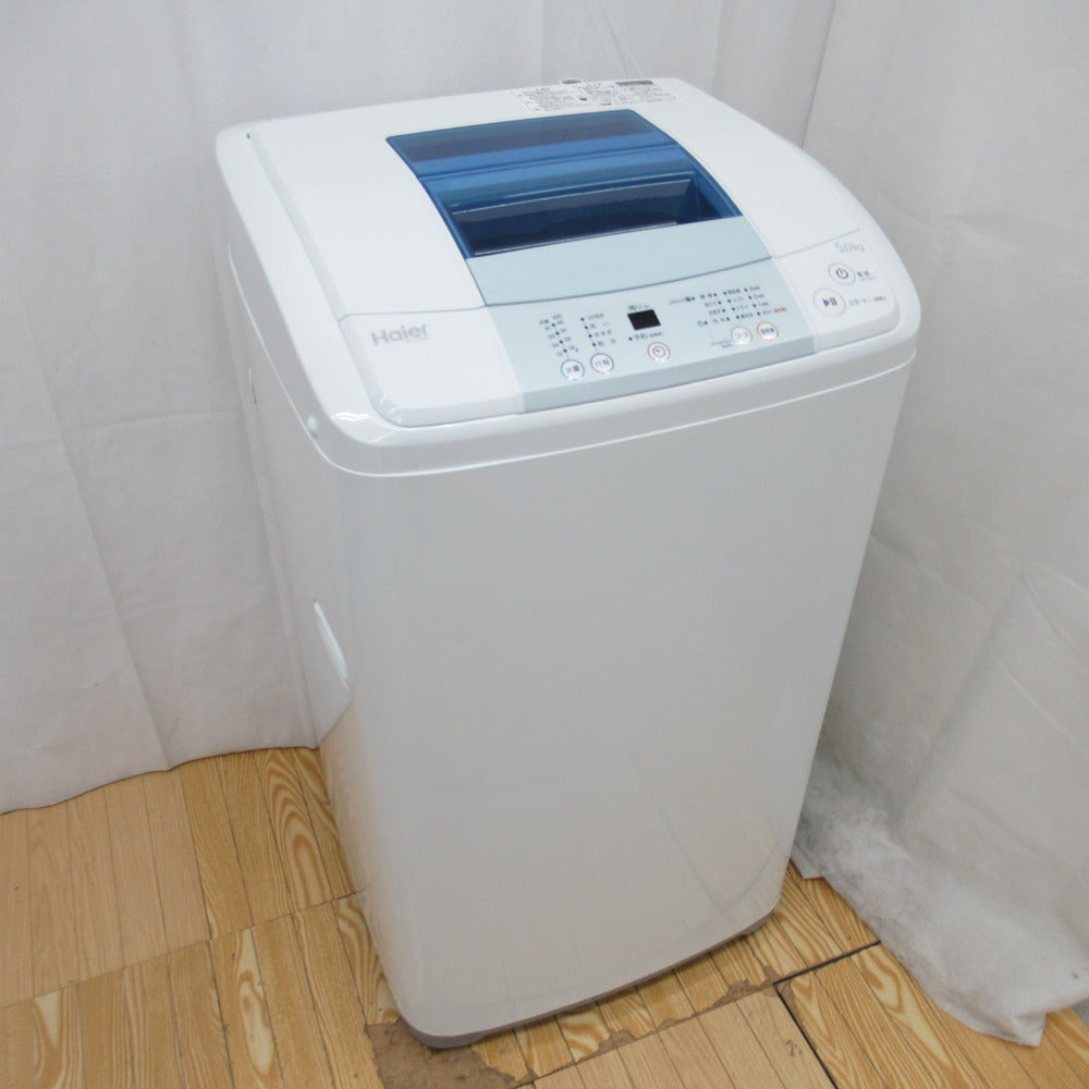 Haier ハイアール 全自動電気洗濯機 JW-K50K 5.0kg 2016年製 ホワイト
