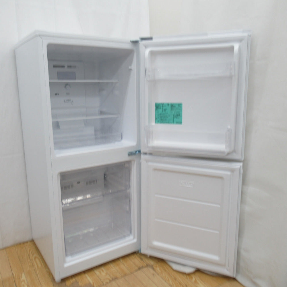 2022年製 Haier ノンフロン冷凍冷蔵庫 JR-NF121B 121L ホワイト ハイアール 菊倉MZ - キッチン家電