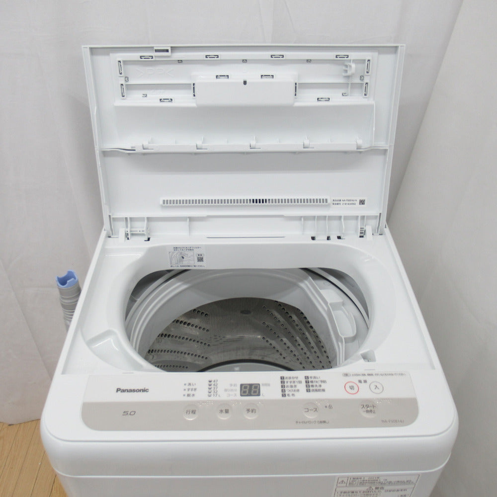 Panasonic パナソニック 全自動電気洗濯機 NNA-F50B14J 5.0kg 2021年製 