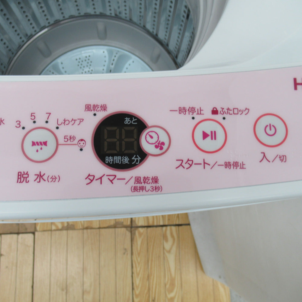 Haier ハイアール 全自動洗濯機 5.5kg JW-C55CK 2019年製 簡易乾燥機能