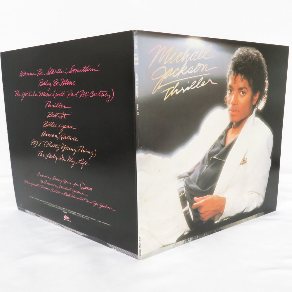 レコード LP マイケル・ジャクソン / スリラー 帯・ライナー付き 