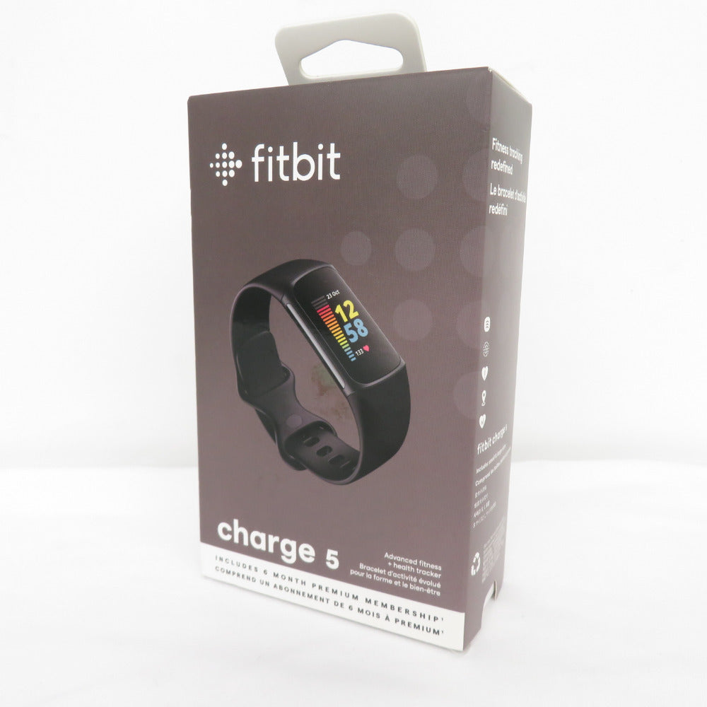 Fitbit Charge5 (フィットビットチャージ) 腕時計 スマートウォッチ ブラック/グラファイト 未開封品ウォッチ Fitbit Charge5 ブラック/グラファイト 未開封品 charge5 未使用品
