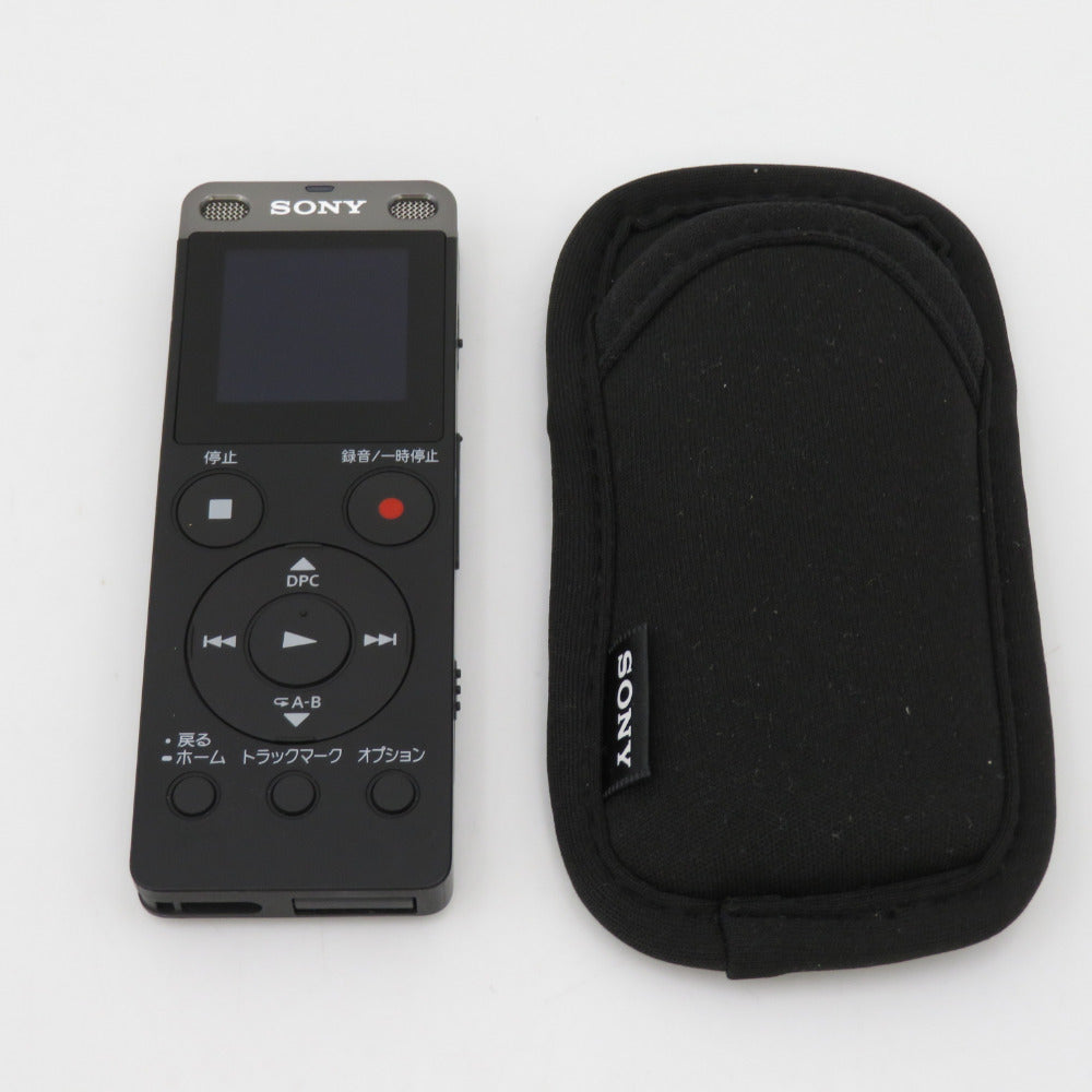 sony (ソニー) ICレコーダー 集音器 4GB ブラック ソフトケース付 ICD-UX560F 美品