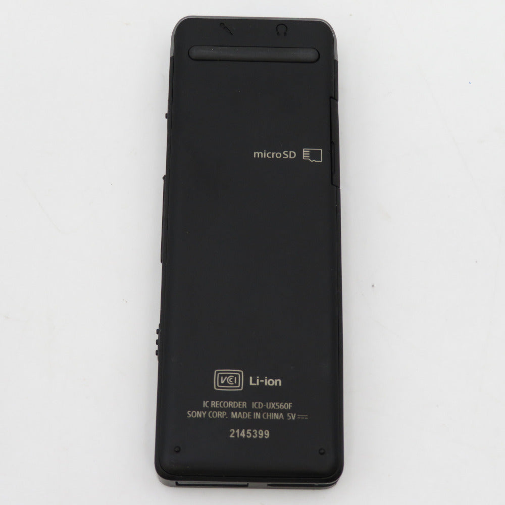 sony (ソニー) ICレコーダー 集音器 4GB ブラック ソフトケース付 ICD-UX560F 美品