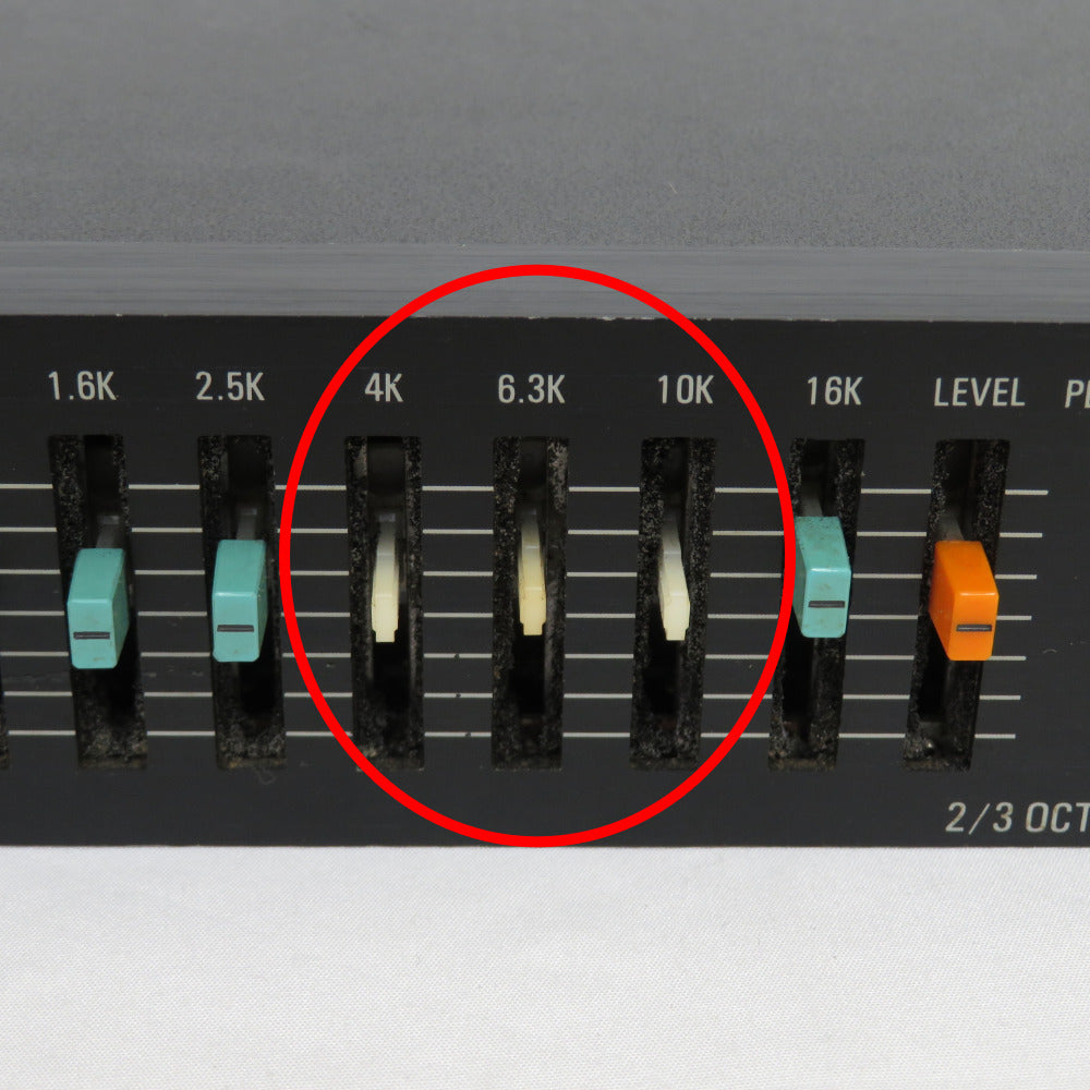 MAXON マクソン 音響機材 15バンド2chグラフィックイコライザー 本体のみ ※難あり※ GE152