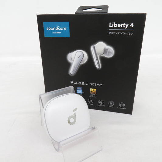 Soundcore (Anker サウンドコア) Liberty 4 完全ワイヤレスイヤホン Bluetooth対応 クラウドホワイト A3953N21