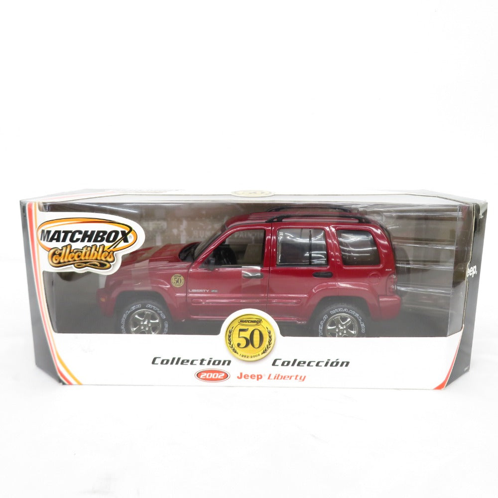 2002 Jeep Liberty Limited Red MATCHBOX Collectibles 1/18 模型 未開封品