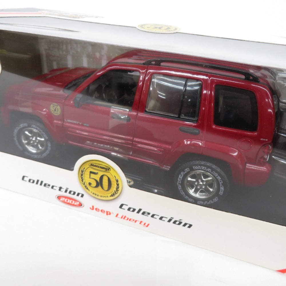 2002 Jeep Liberty Limited Red MATCHBOX Collectibles 1/18 模型 未開封品