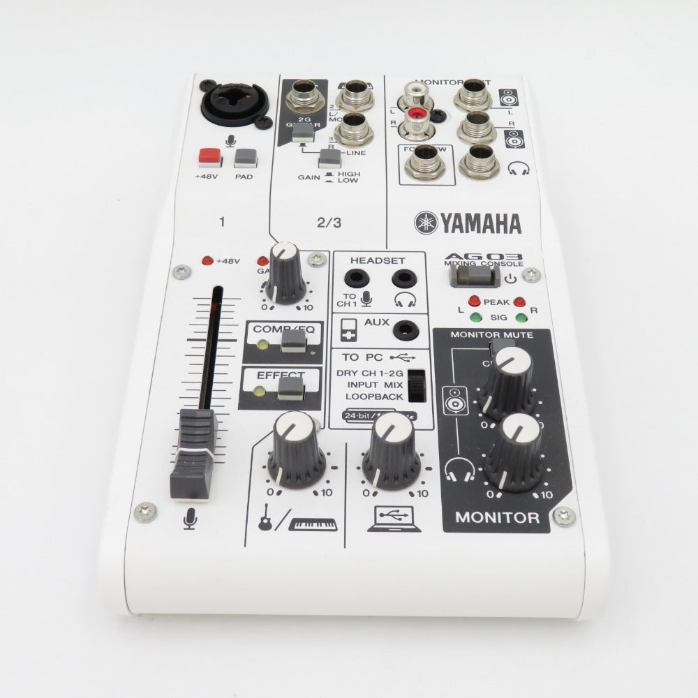 YAMAHA (ヤマハ) オーディオインターフェイス AG03 ウェブキャスティングミキサー 3チャンネル