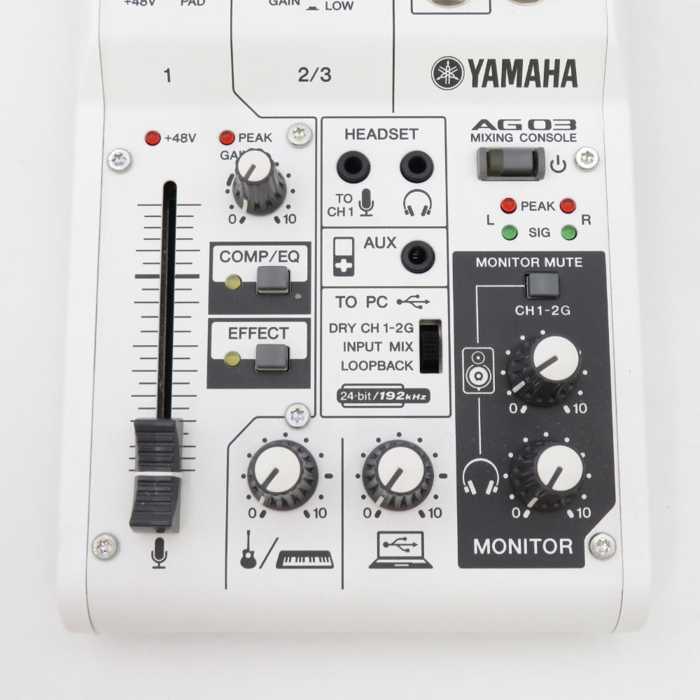 美品 YAMAHA ヤマハ AG03 オーディオミキサー ウェブキャスティング