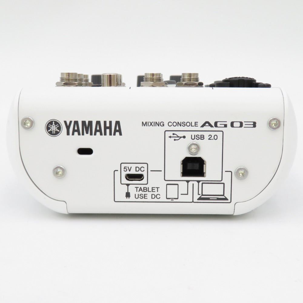 YAMAHA (ヤマハ) オーディオインターフェイス AG03 ウェブキャスティングミキサー 3チャンネル
