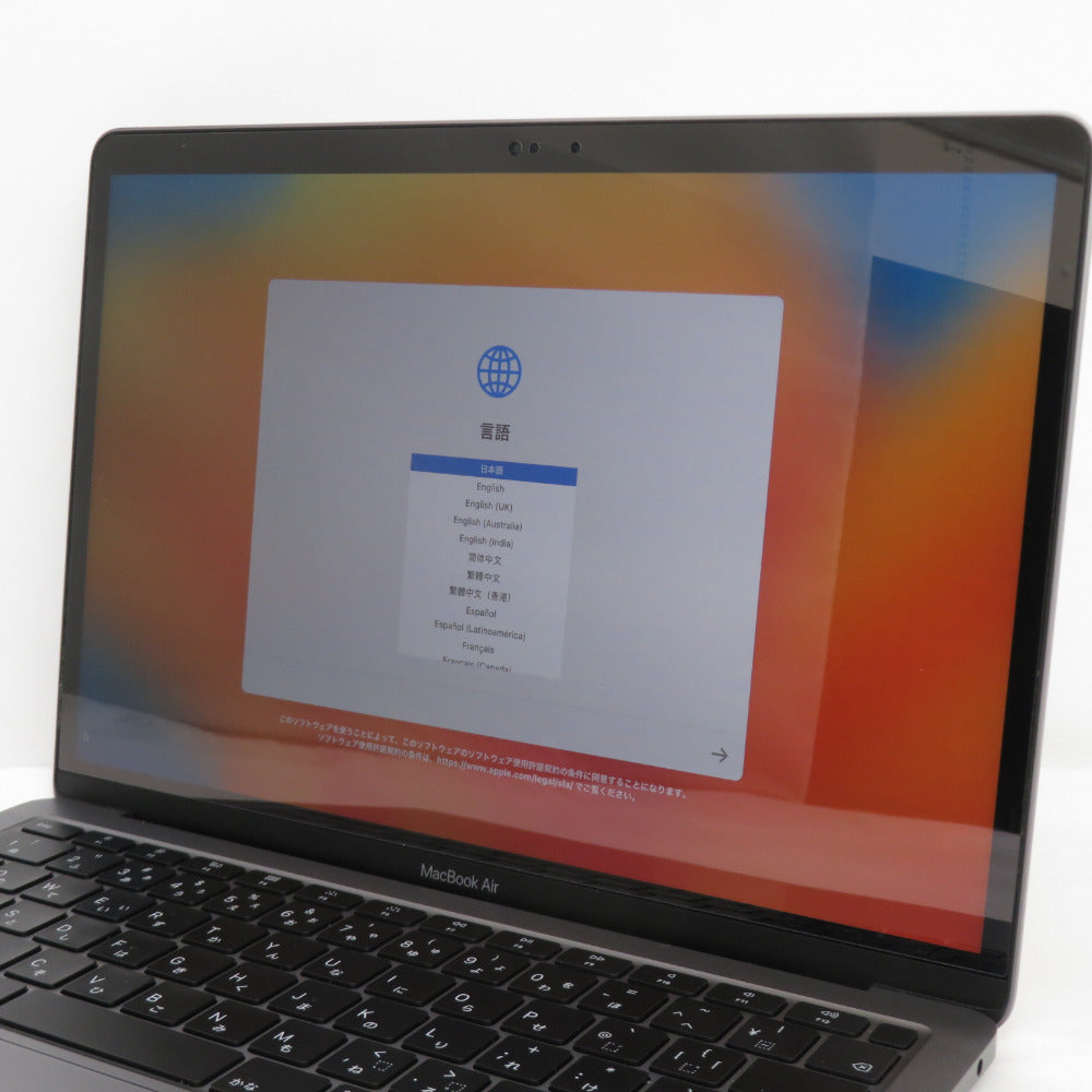 Apple Mac MacBook Air (マックブックエアー) Retinaディスプレイ 13インチ Core i5-1030NG7 メモリ16GB SSD256GB A2179