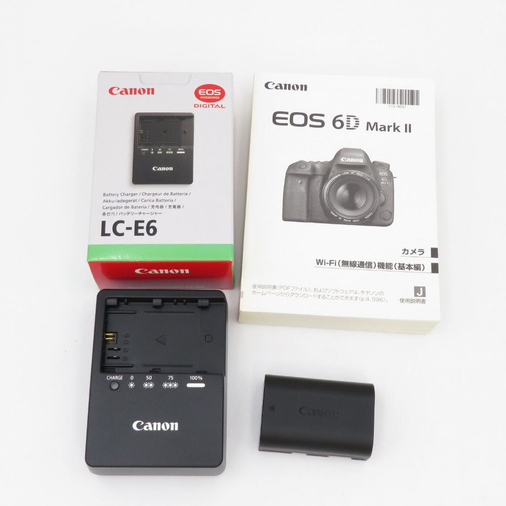 Canon EOS 6D Mark II デジタル一眼レフカメラ ボディ 総画素数2710万画素 バリアングル フルサイズ 1897C001