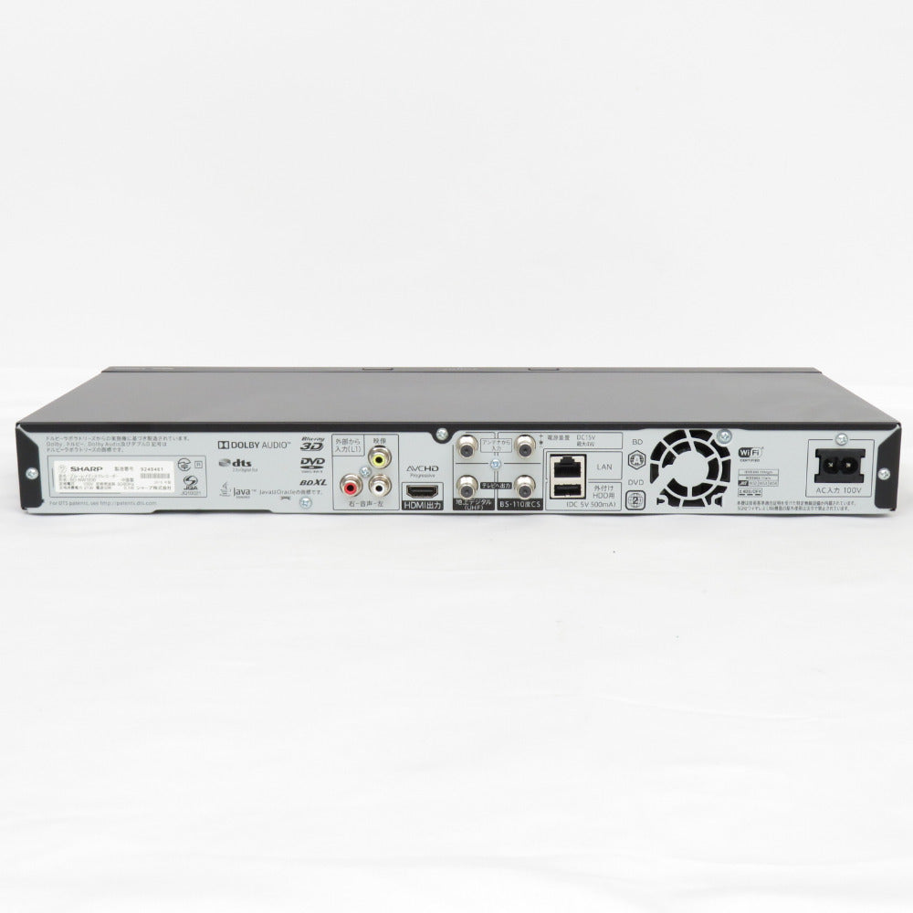 シャープ AQUOS (アクオス) ブルーレイディスクレコーダー HDD1TB 2番組同時録画可能 BD-NW1200
