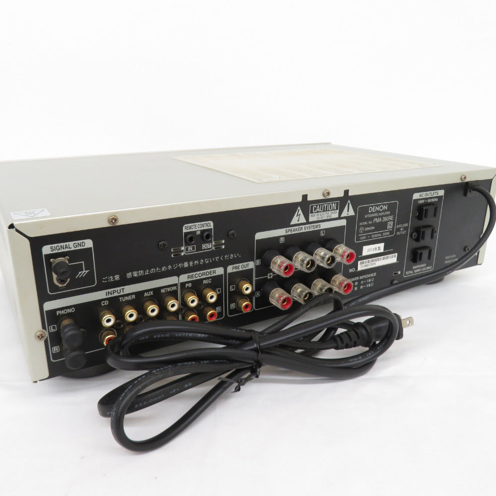 DENON (デノン) プリメインアンプ シルバー 本体のみ ※リモコン欠品※ PMA-390RE 動作未確認