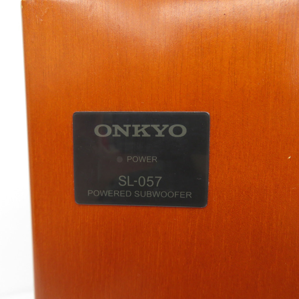ONKYO (オンキョー) アンプ内蔵 サブウーファー バスレフ型 SL-057