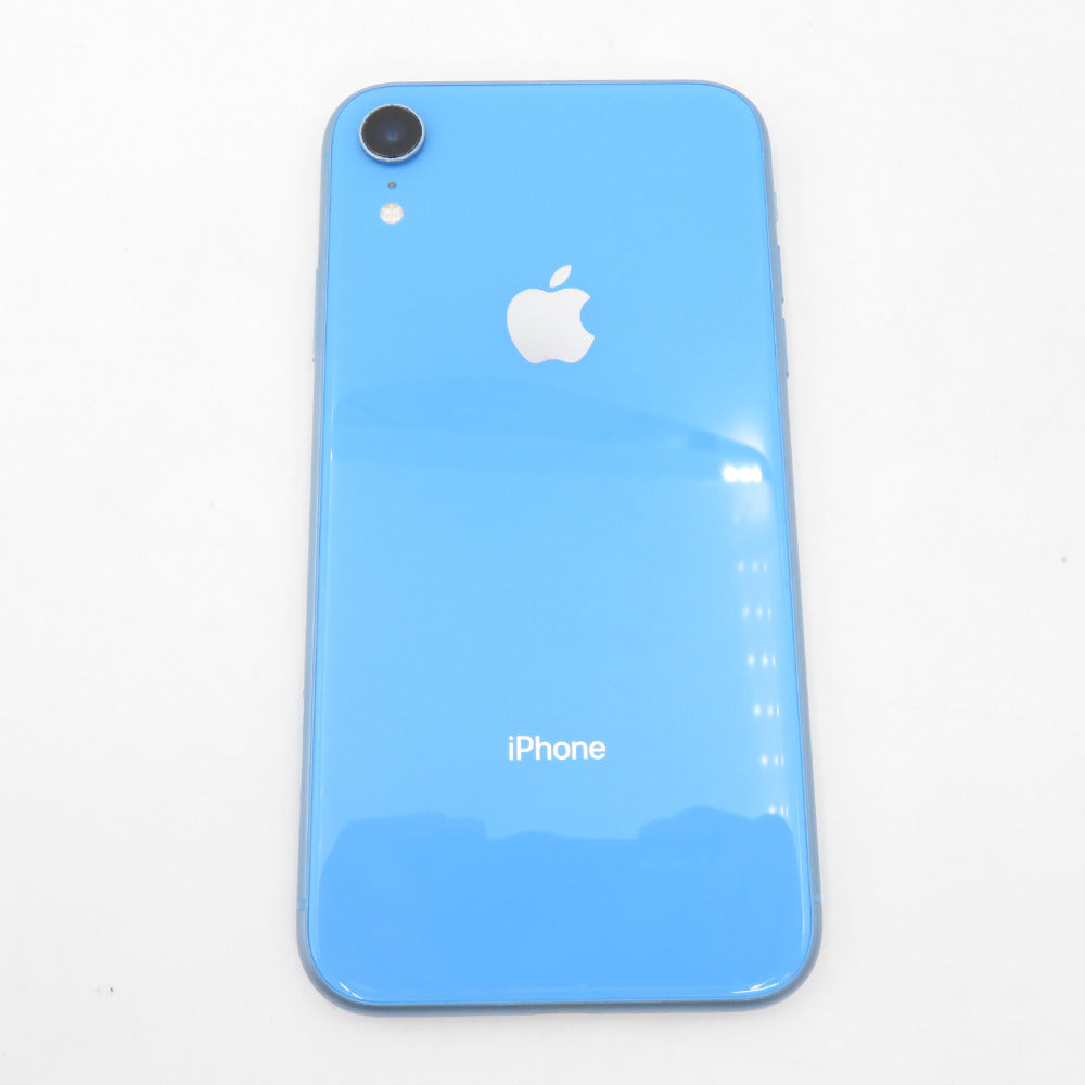 Apple iPhone XR (アイフォン テンアール) SoftBank版 64GB MT0E2J/A ブルー SIMロックあり  ネットワーク利用制限〇