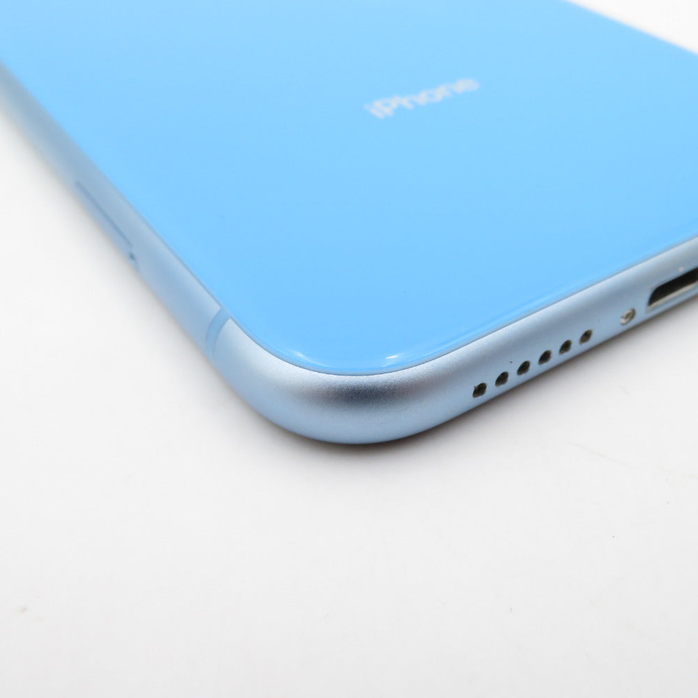 Apple iPhone XR (アイフォン テンアール) SoftBank版 64GB MT0E2J/A ブルー SIMロックあり ネットワーク利用制限〇