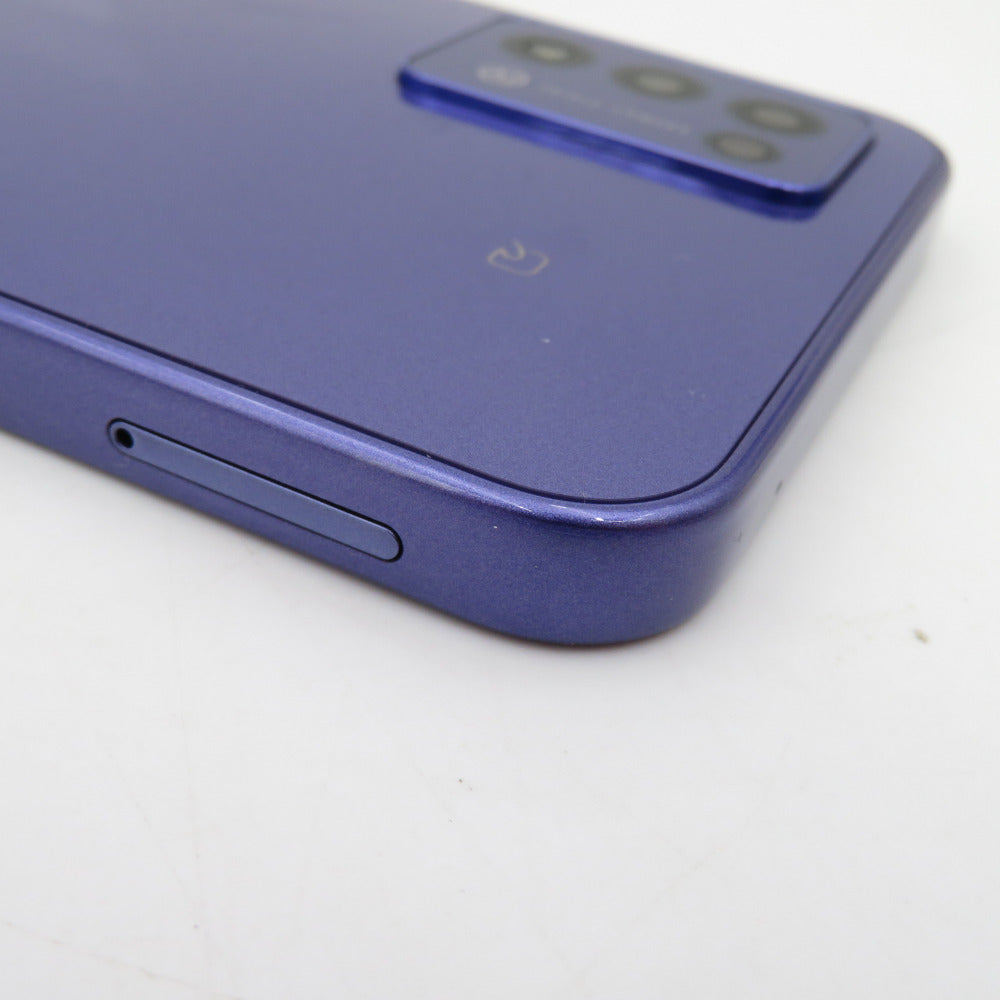 Androidスマホ Y!mobile Libero 5G III A202ZT パープル 6.67インチ SIMフリー ネットワーク利用制限〇 美品