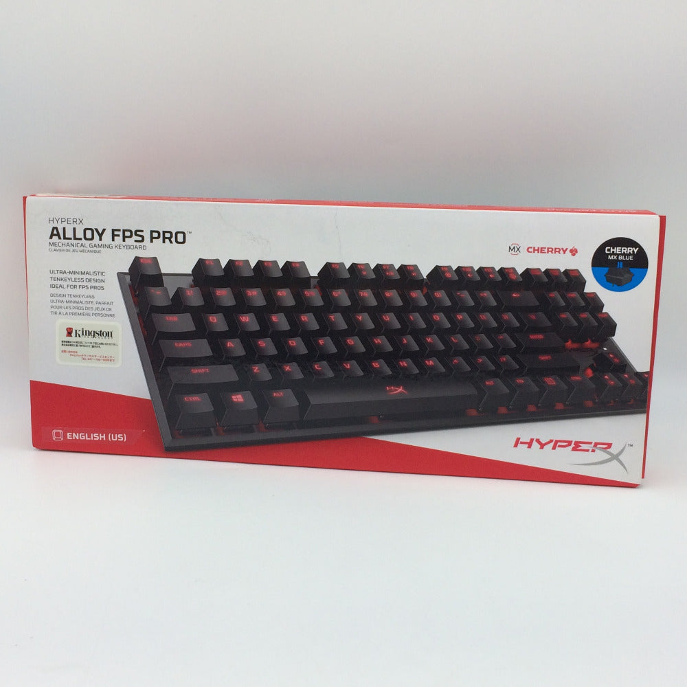Kingston HyperX (キングストン ハイパーエックス) ゲーミングキーボード Alloy FPS Pro 青軸 有線 英字配列 HX-KB4BL1-US/WW 未開封品