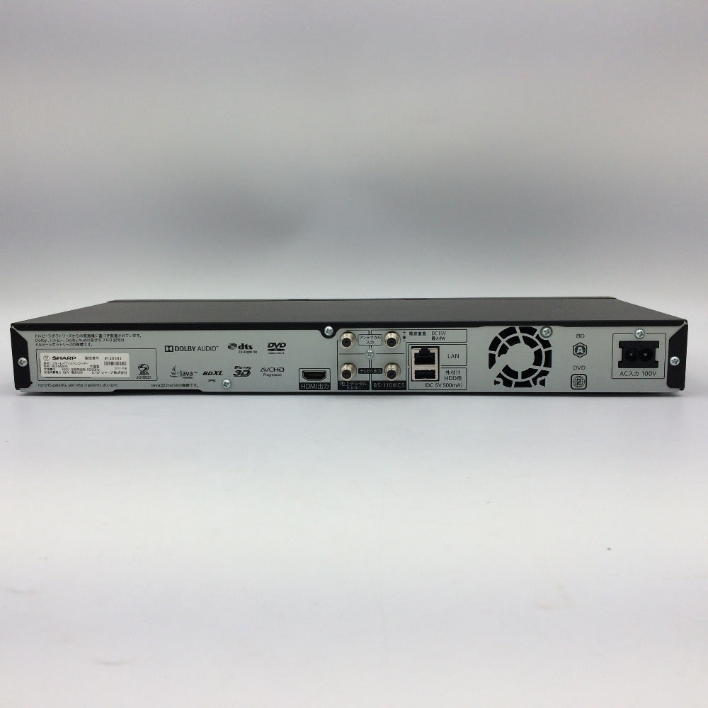 シャープ AQUOS (アクオス) ブルーレイディスクレコーダー HDD500GB シングルチューナー BD-NS520