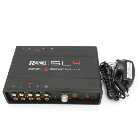 Rane レーン SL4 powered by Serato DJ 10イン 10アウト DJオーディオインターフェイス MAC OS big sur以降 Windows11 公式サポートなし