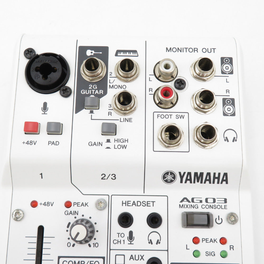 新品　YAMAHA AG03 オーディオインターフェース　保証付！