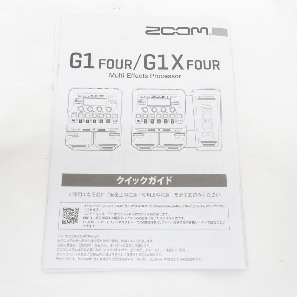 zoom G1 FOUR 箱・説明書あり - 器材