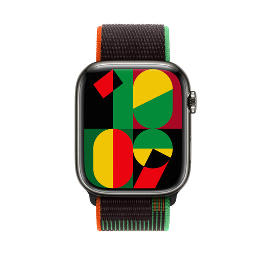 Apple Watch Series 8 GPSモデル 41mm ミッドナイト アルミニウムケース ブラックユニティスポーツループバンド MNPC3J/A 未開封品