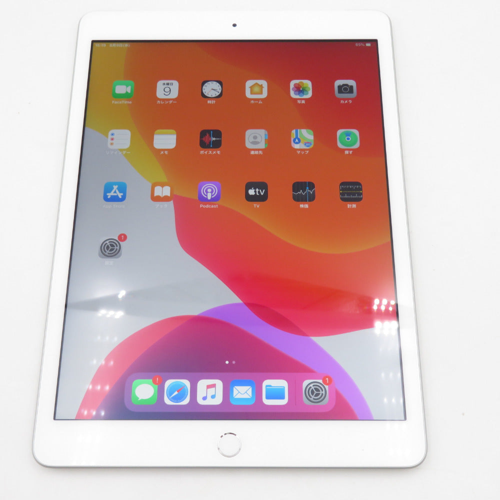Apple iPad docomo版 第7世代 Wi-Fi+Cellularモデル 32GB MW6C2J/A シルバー 利用制限○ SIMロックあり 美品