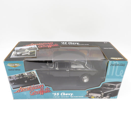 1955 シェビー 1955 Chevy ブラック 1/18 アメリカンマッスル 模型