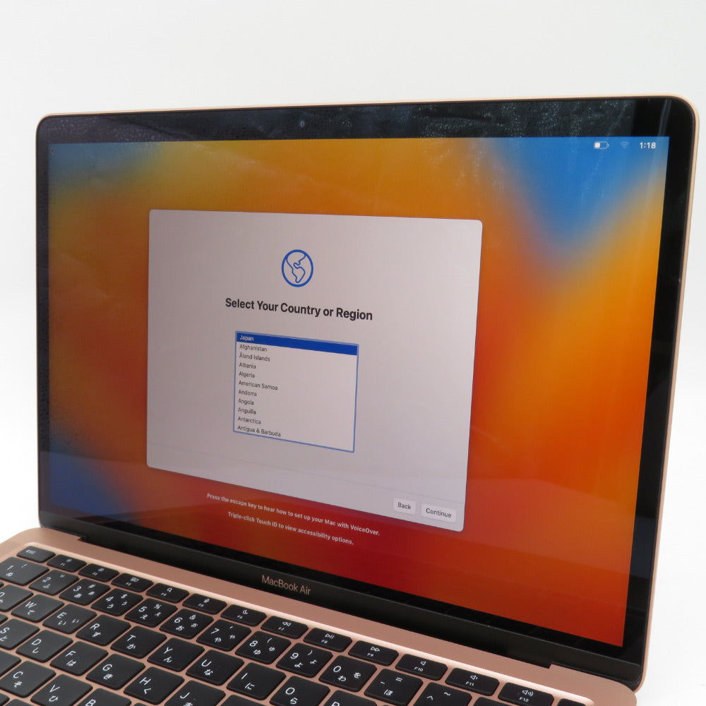 Apple Mac MacBook Air (マックブックエアー) Retinaディスプレイ 13