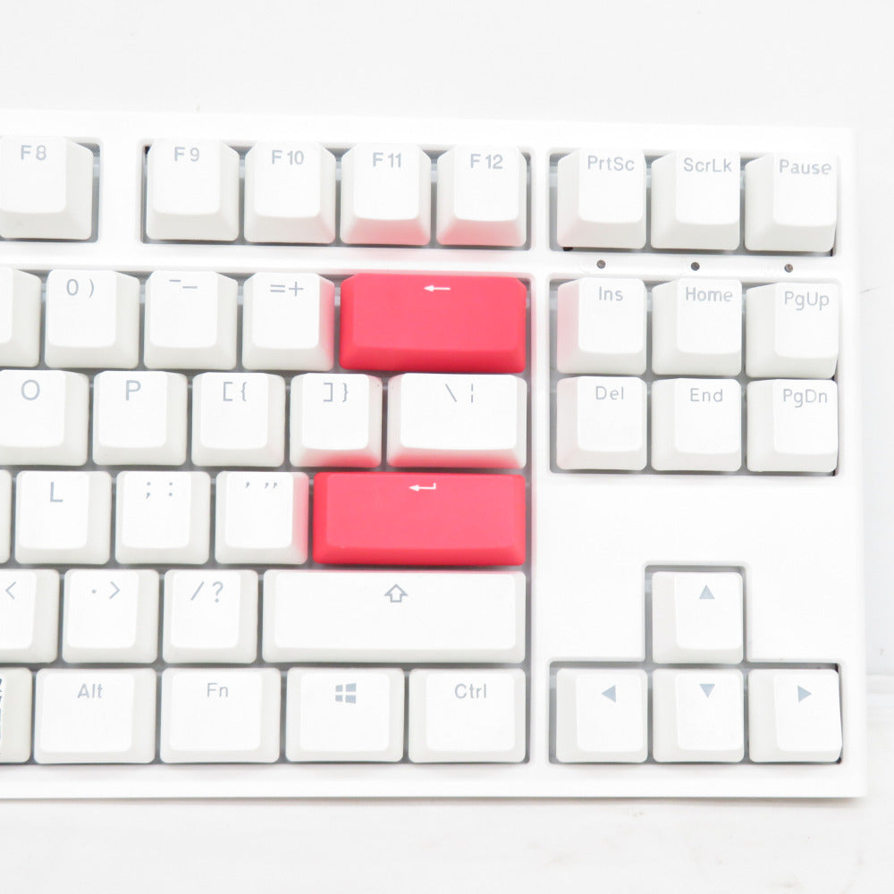 One 2 TKL RGB Pure White Cherry Speed Silver メカニカルゲーミングキーボード 有線 テンキーレス  Ducky ダッキー ゲーム周辺機器 ｜コンプオフ プラス – コンプオフプラス 公式ショップ