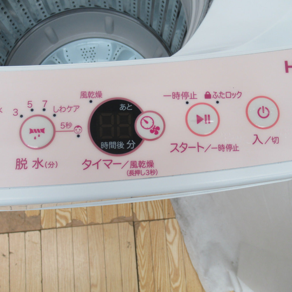 Haier ハハイアール 自動洗濯機 5.5kg JW-C55CK 2019年製 簡易乾燥機能 