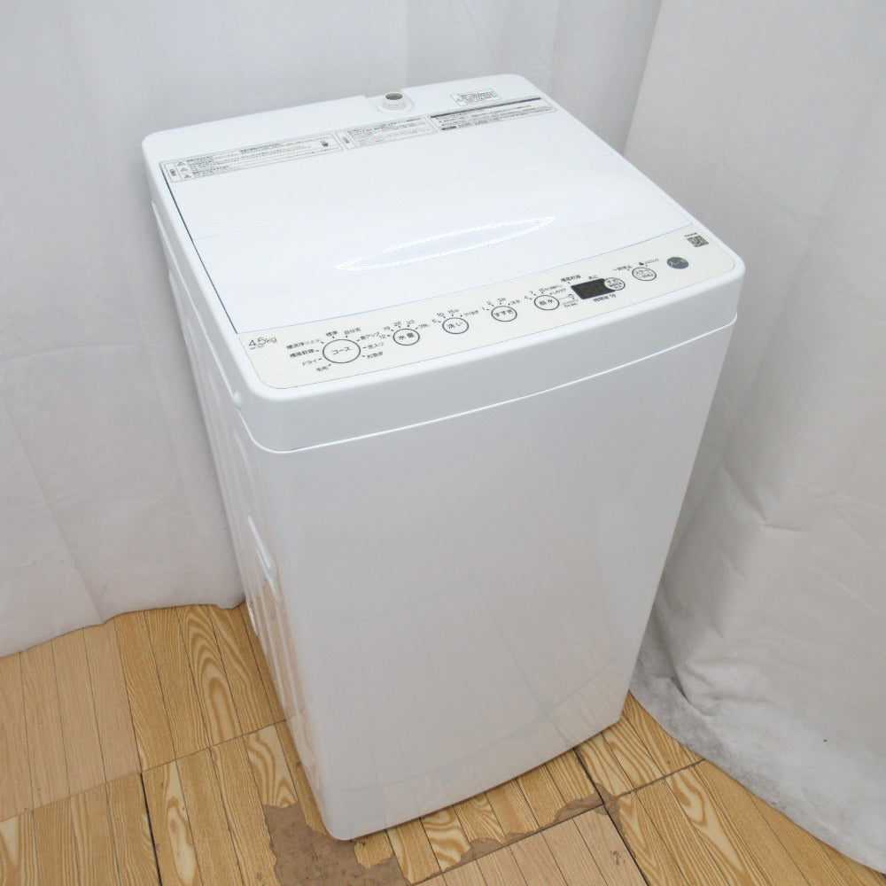 Haier ハイアール ORIGINALBASIC 全自動洗濯機 洗濯4.5kg BW-45A-W 