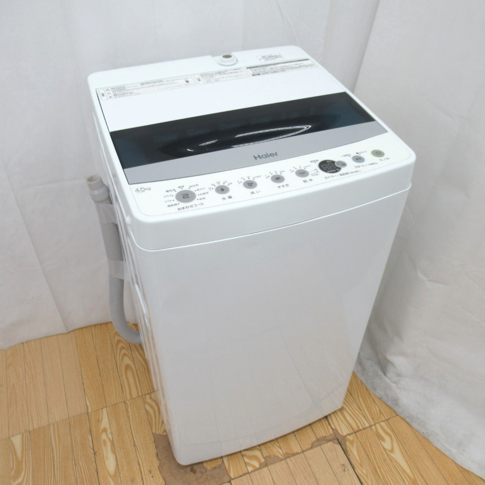 Haier ハイアール 全自動洗濯機 4.5kg JW-C45D-K (ブラック) 2020年製 