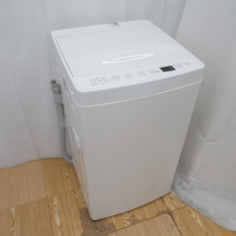 高年式です♪】アマダナ 2018年製 4.5kg全自動洗濯機 AT-WM45B - 生活家電