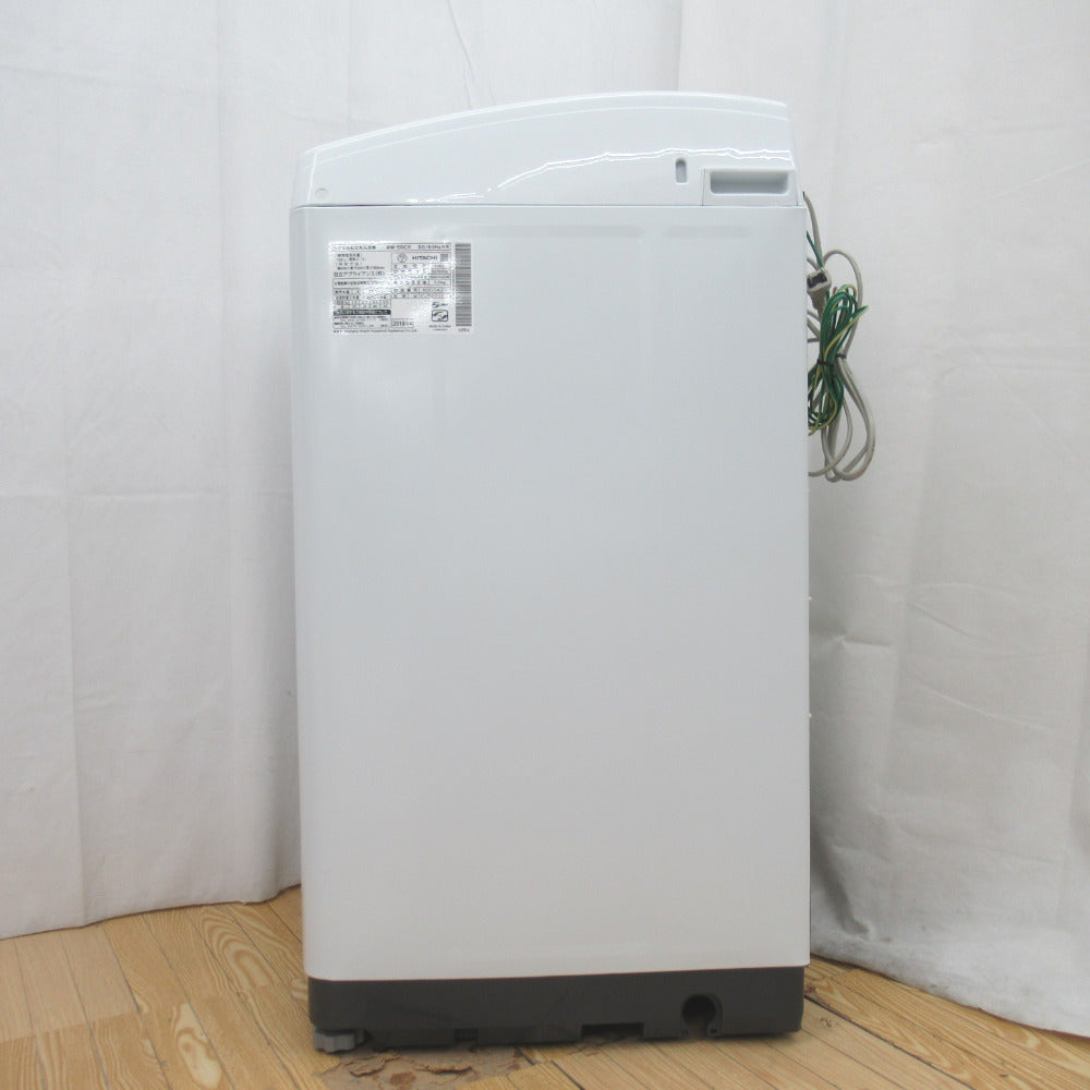 日立全自動洗濯機 2018年製 ピュアホワイト
