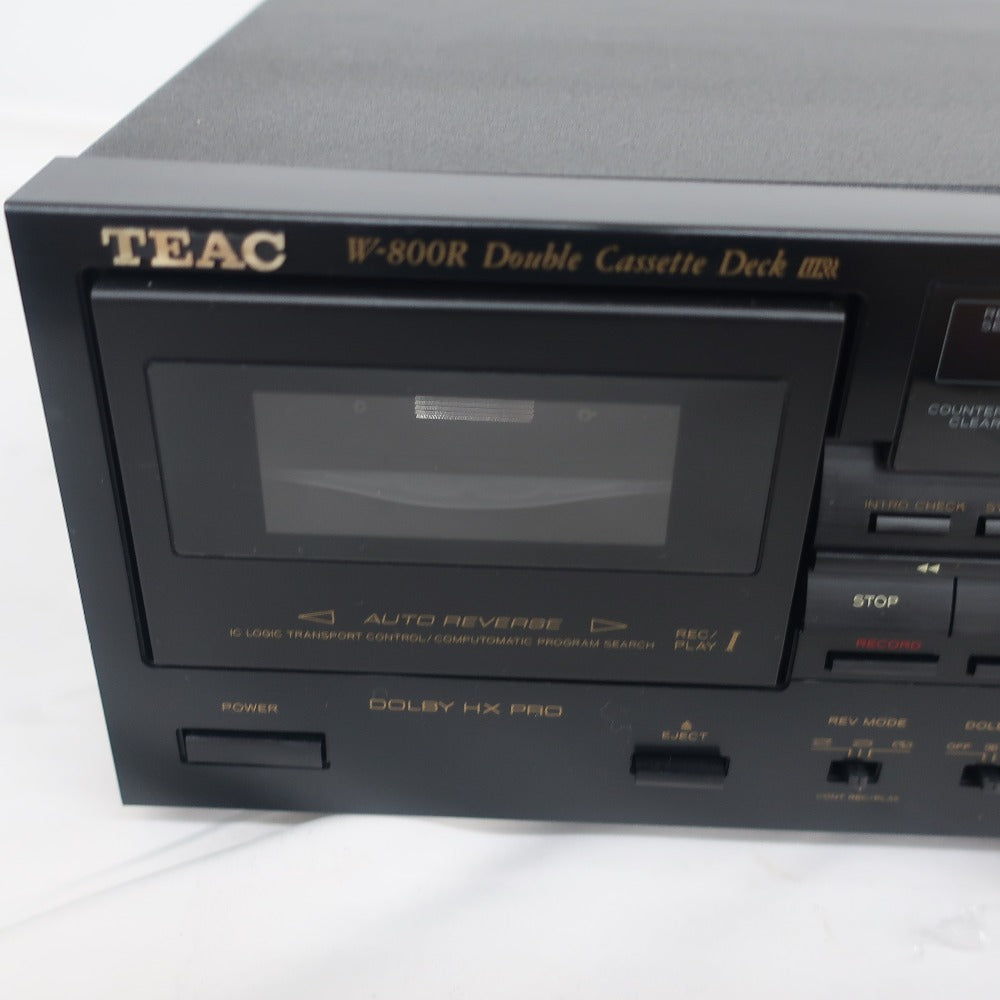 オーディオ機器 TEAC ダブルオートリバースカセットデッキ レコーダー