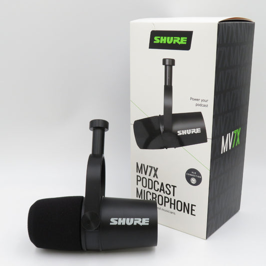 SHURE (シュア) ポッドキャスト用マイクロホン MV7X 美品