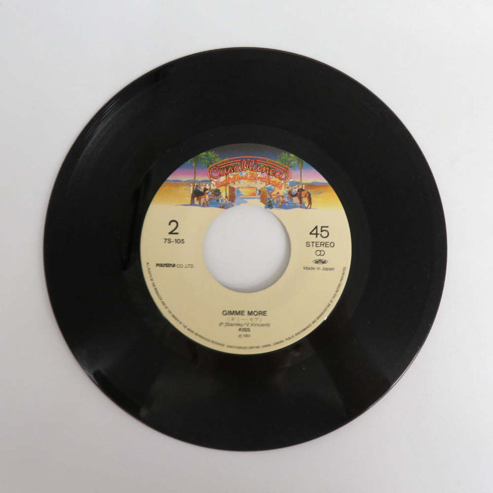 レコード KISS 地獄の狂宴 EP盤 ALL HELL'S BREAKIN' LOOSE 7S-105 