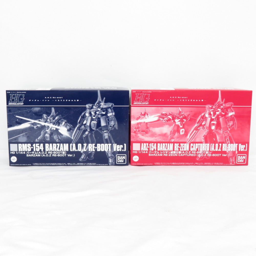 HG 1/144 RMS-154 バーザム ARZ-154 バーザム レジオン鹵獲仕様 (A.O.Z RE-BOOT版) (A.O.Z RE-BOOT ガンダム・インレ-くろうさぎのみた夢-) 2個セット 未組立品 BANDAI バンダイ プラモデル