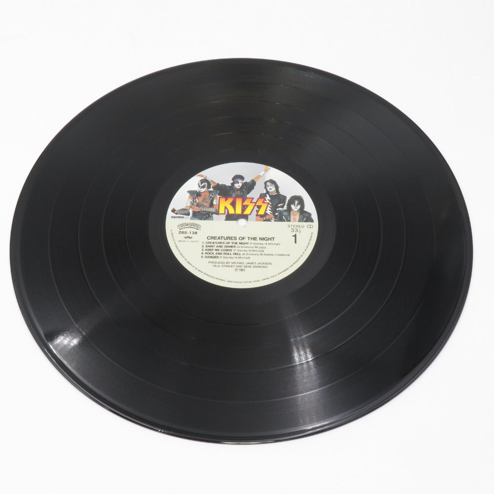 レコード LP盤 KISS キッス CREATURES OF THE NIGHT 暗黒の神話 28S