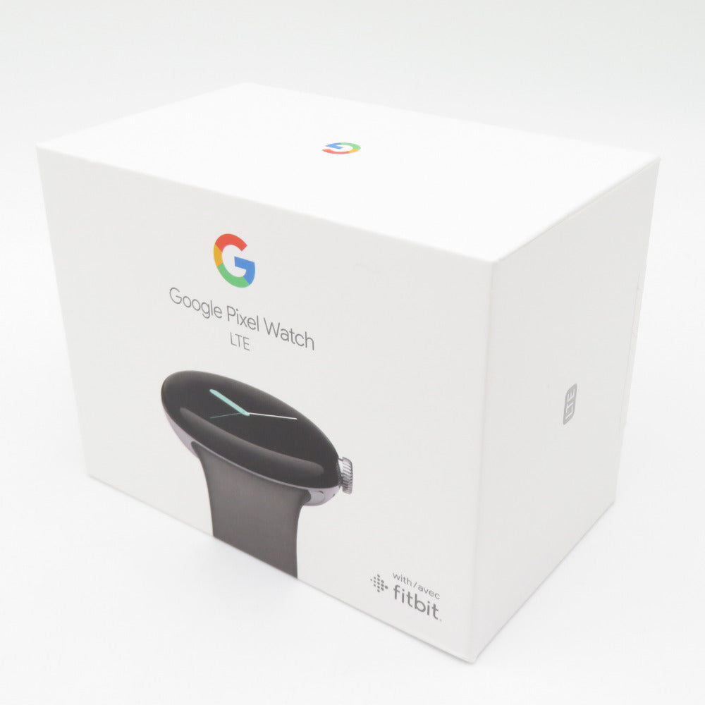 スマートウォッチ Google Pixel Watch LTE ポリッシュシルバーケース アクティブバンド チャコール