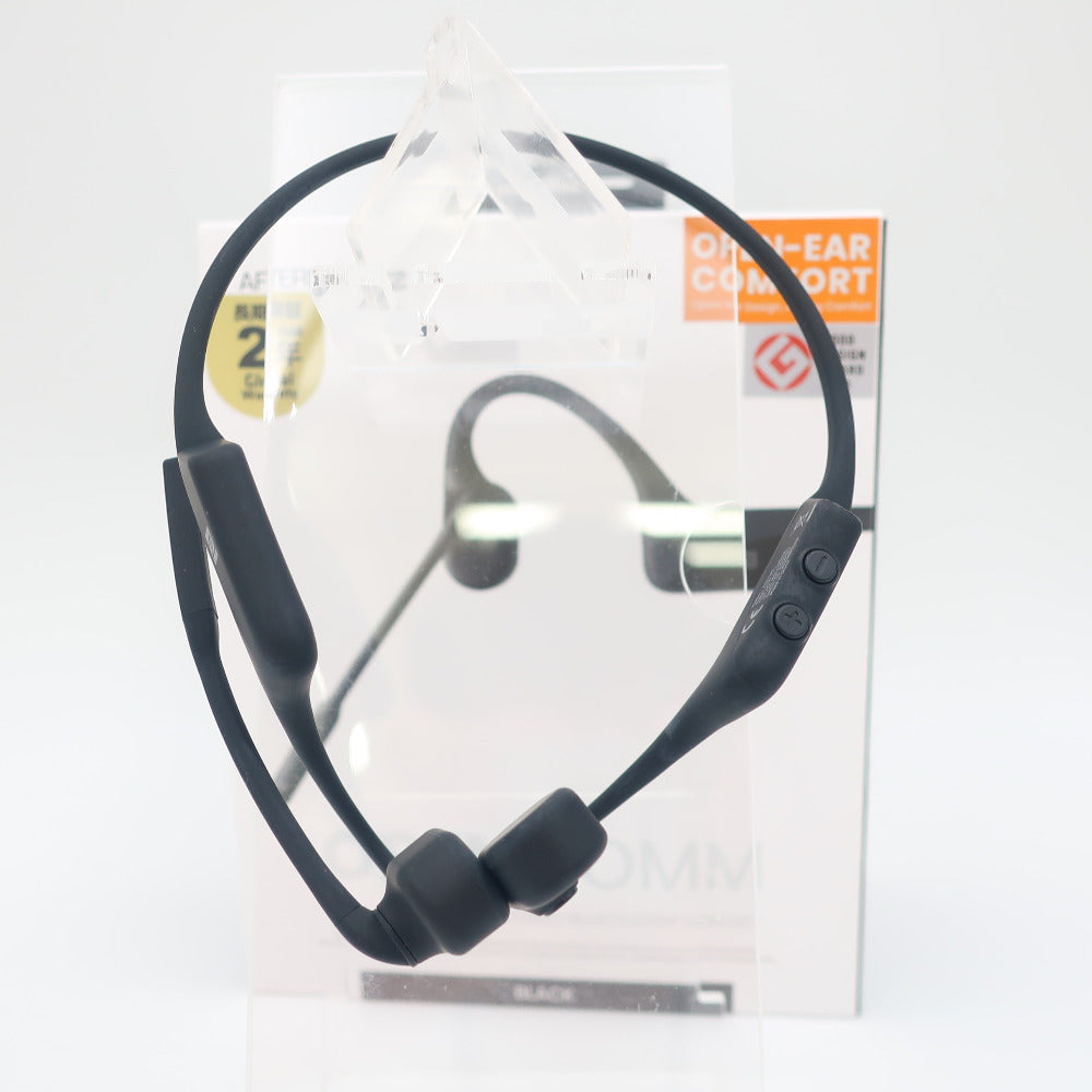 Shokz (ショックス) 骨伝導ヘッドセット OpenComm Black AFT-EP-000028