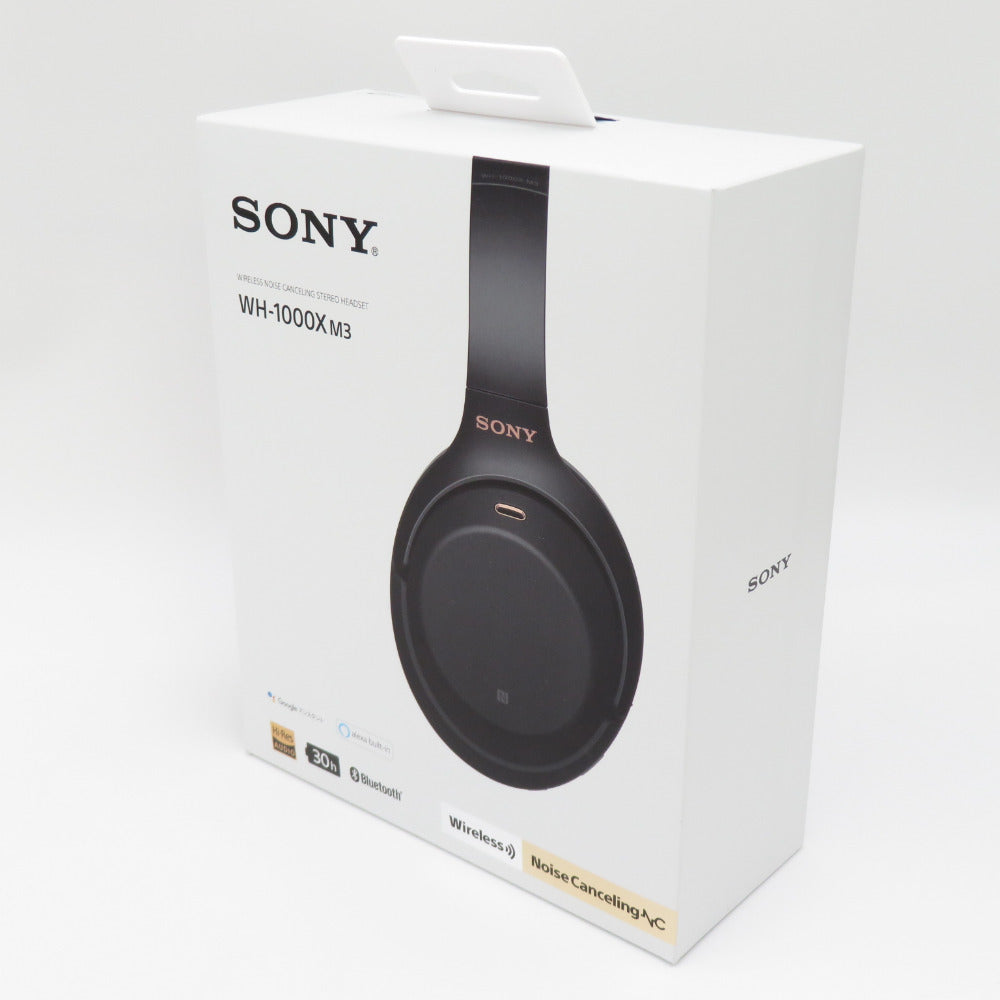 sony (ソニー) ワイヤレスヘッドホン ワイヤレスノイズキャンセリングステレオヘッドセット ブラック WH-1000XM3