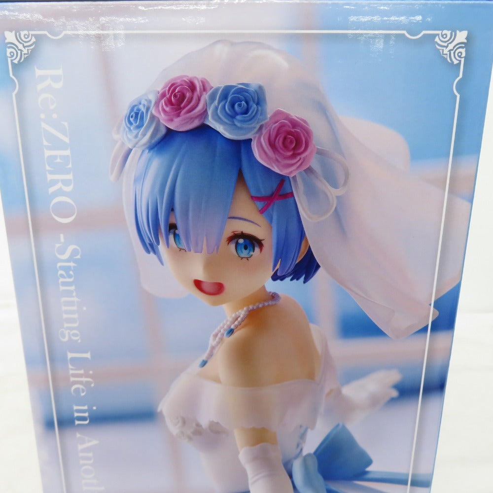 Re:ゼロから始める異世界生活 レム ウエディングVer. ノンスケール PVC&ABS製 塗装済み 完成品フィギュア 未開封品