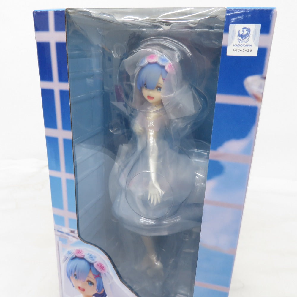 Re:ゼロから始める異世界生活 レム ウエディングVer. ノンスケール PVC&ABS製 塗装済み 完成品フィギュア 未開封品